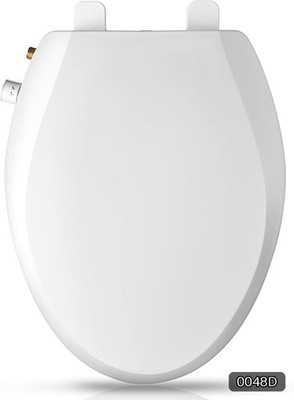 Clirass Elongated Bidet Toilet Seat with Quiet-Close, Non-Electric Bidet #R09