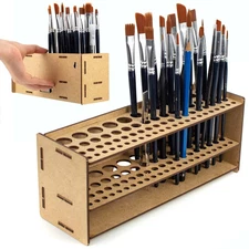Paint Brush holder. Large Capacity Paint brush organizer and Art Supply Organize