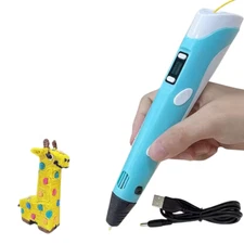 3D Printing Pen DIY Three-dimensional Painting Fun Camouflage LCD Screen