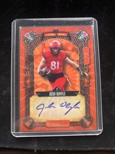 2023 Wild Card 5 Card Draw Deck Josh Whyle Rookie Auto 2/5 ☄️?. rookie card picture