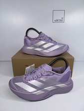 Adidas Adizero Evo SL Laufschuhe - Lila / Silber - Gr&ouml;&szlig;e UK 4 - JS4447