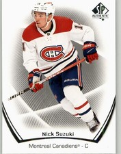 2021-22 SP Authentic Nick Suzuki #55 Montreal Canadiens