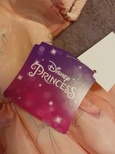 Disney Princess Girls Peach lined Special Occasion Dress Sz XS 4 5 NWT - Picture 16 of 18