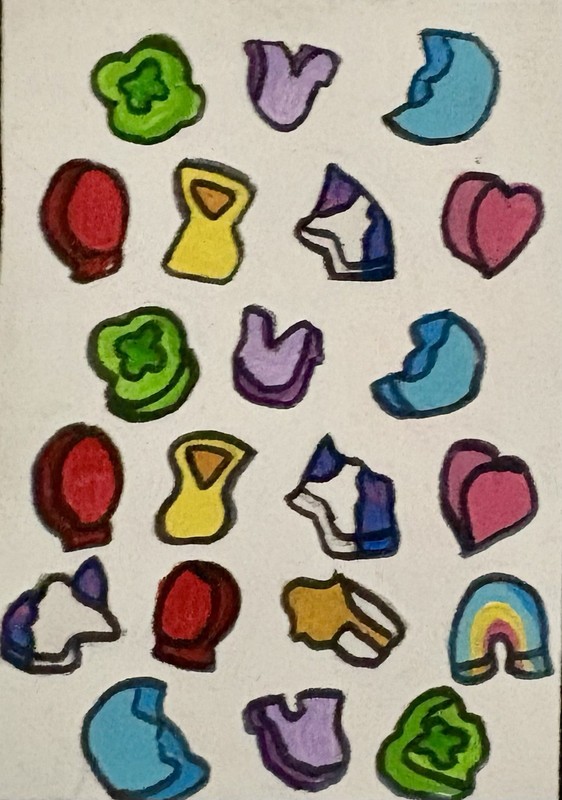 Magic Cereal Print ACEO/ATC
