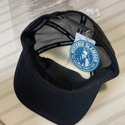 Hysteric Glamour Guitar Girl Mesh Cap Black NWT Trucker Hat | eBay