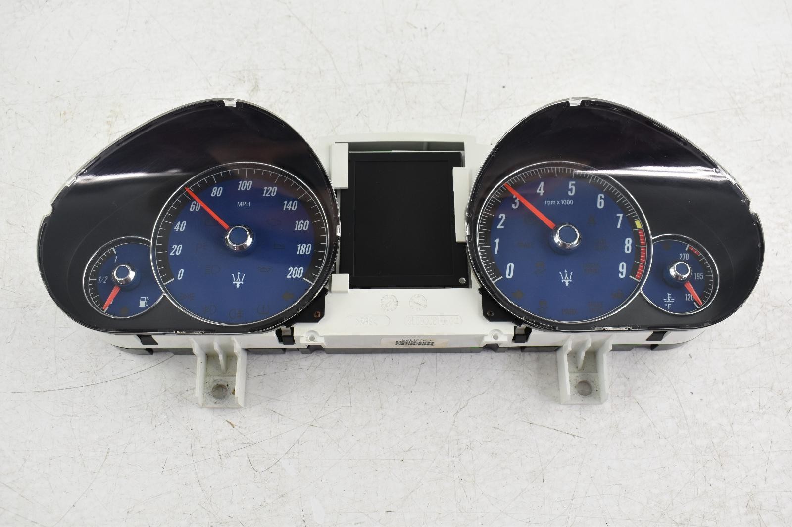 Maserati GranTurismo 2016 Instrument cluster Blue