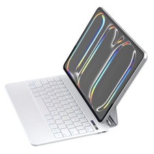 iPad Pro 11 M4 2024 Case with Keyboard iPad Pro 11" 5th gen M4 2024 White
