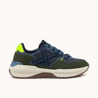 MÜNCHEN - HERRENSCHUH AUS LEDER UND STOFF AVIO +GRÜN NEXA 11