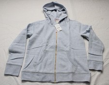 Crewcuts Girls' Full-Zip Pastel Front Pockets Hoodie JT8 Blue Size 8-9 NWT