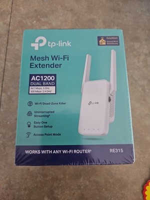 TP-Link Mesh Wi-Fi Extender AC1200 Dual Band  RE315 - Factory Sealed