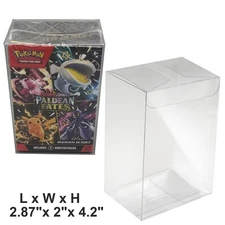 5PC Pokemon Protective Clear Case Protectors for Booster Bundle & Battle Box