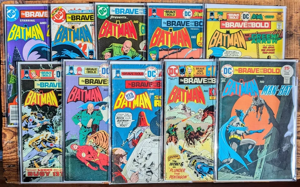 🔑 BRAVE AND THE BOLD Bronze & Modern Age Lot of 20  VF/VF+ DC BATMAN JLA JOKER - Image 2 of 4