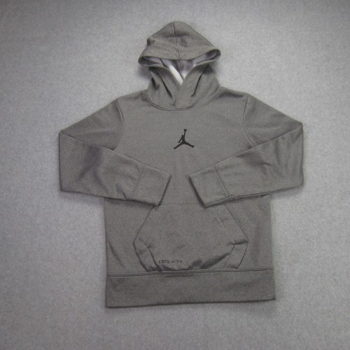 Air Jordan Hoodie Boy Youth Small Gray Jumpman Sweatshirt Nike