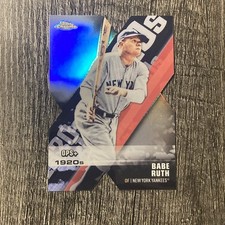 2020 Topps Chrome Babe Ruth Decade of Dominance Die Cut