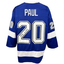 Nick Paul autographed signed inscribed jersey NHL Tampa Bay Lightning JSA COA