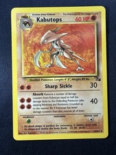 Kabutops 24/62 Rare Fossil Pokemon Unlimited LP Free Shipping B on eBay