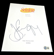 JERRY SEINFELD SIGNED AUTOGRAPH TELEVISION SCRIPT SEINFELD BECKETT BAS COA D