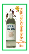 Live Copepods (TISBE/TIGRIOPUS - tig/Tigrio/APOCYCLOPS) 16oz Florida Reef Labs®