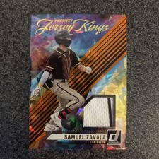 Samuel Zavala Jersey Kings Ice Relic 2024 Panini Donruss Baseball