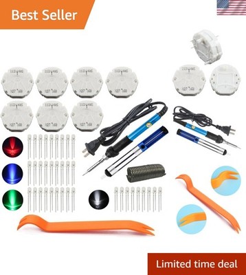 GM Instrument Cluster Stepper Motor Repair Kit: 7 Motors & LED Bulbs Included