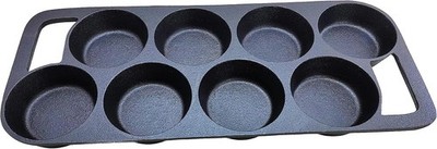 Cast Iron Cake pan with 8 s 