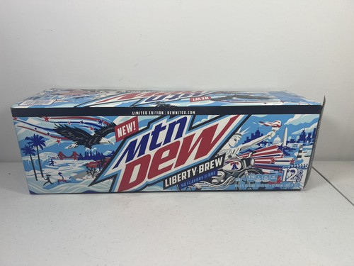 2019 Mtn Dew Liberty Brew 12 Pack Box ONLY Discontinued Mountain