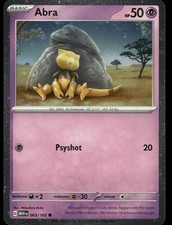 Abra (Cosmos Holo) 063/165 Promo Carte e Prodotti Vari Pokemon NM