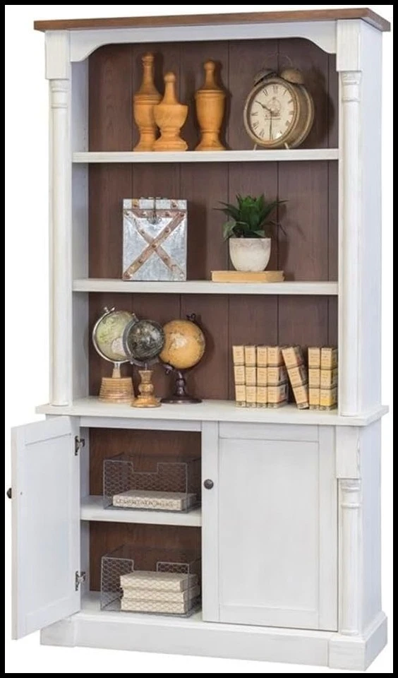 Estantería / Expositor / Armario de almacenamiento MARTIN con puertas inferiores y cuatro estantes Foto 3 de 4