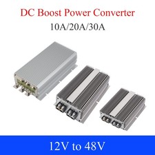 DC 12V to 48V Boost Converter 10A 20A 30A Step-Up Voltage Regulator for Car
