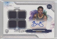 2023-24 Topps Motif Rookie Quad Relic Auto 33/49 Ben Sheppard #MQA-BS Auto 07mp