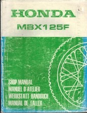 HONDA MBX125F,MBX125 F,FE 1984 ORIGINAL FACTORY WORKSHOP MANUAL