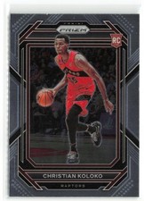 2022-23 Panini Prizm Christian Koloko RC Toronto Raptors #265