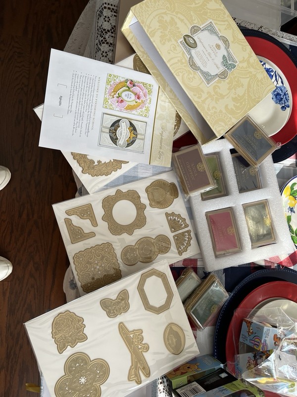 Anna Griffin Craft Box Impressions Dies, Inks And Keepsake Box