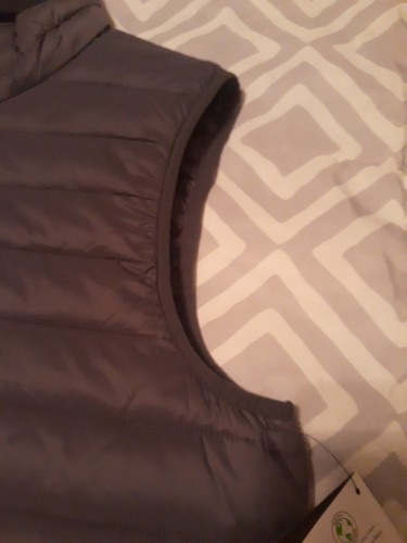 Mens Ozark Trail Full-zip Grey Puffy Vest ~ Size 38/40M Zippered Pockets NWT - Picture 7 of 12