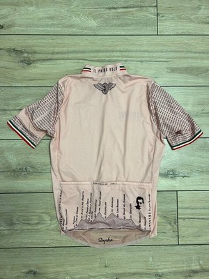 Men Rapha Fausto Coppi Flyweight Cycling Bike Racing Jersey Pink 