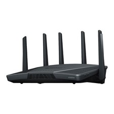 Synology RT6600ax WiFi 6 Router, Black, 6x Antennas, Tri-Band (600+1200+4800Mbps