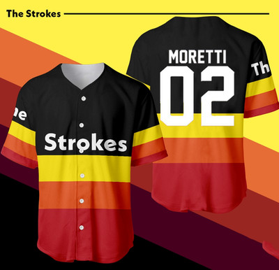 【公式】THE STROKES ベースボールユニフォーム the world tour Fabrizio Moretti 02 The Strokes Jersey All sizes S