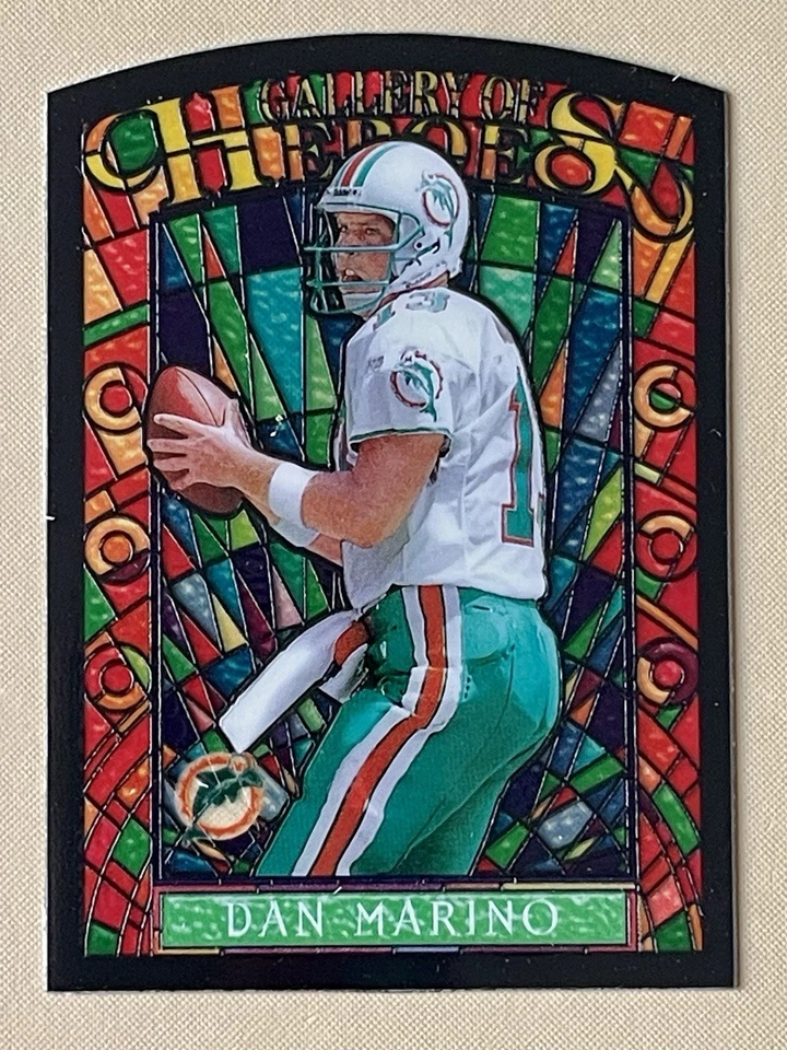 1997 TOPPS GALLERY OF HEROES DAN MARINO MIAMI DOLPHINS  - Image 2 of 4