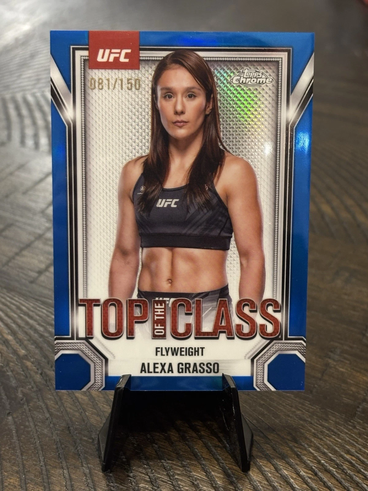 Alexa Grasso /150 blue refractor 2025 Topps Chrome UFC Top of the Class  #TTC-3