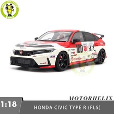 1/18 MOTORHELIX Honda Civic TYPE R (FL5) Idemistu Livery Red Diecast Model Car