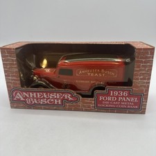 ERTL 1936 Ford Panel Anheuser Busch Die-cast Metal Locking Coin Bank