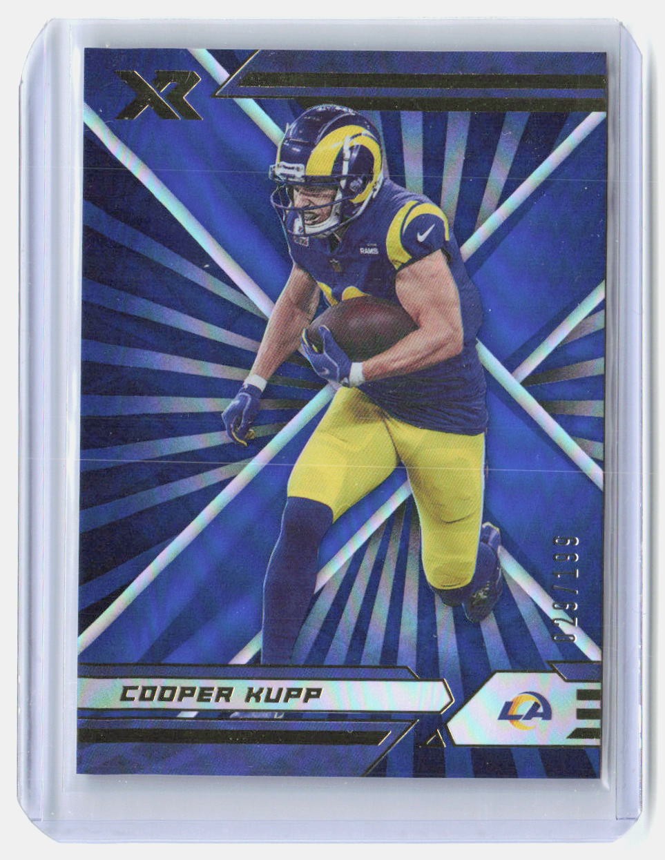 2021 Panini XR #13 Sam Darnold Blue #/199
