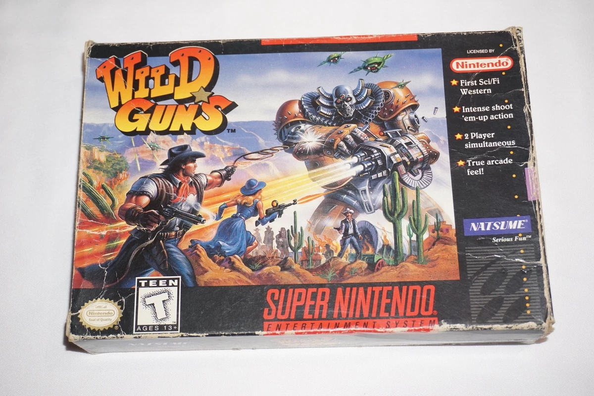 Nintendo SNES Video Games Wild Guns for sale | eBay