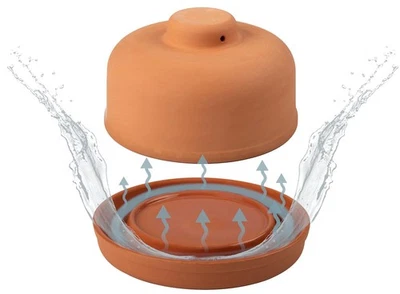 Mediterraner Butterkühler frische Butter ohne Kühlschrank Butterdose Butterbox - Bild 1 von 4