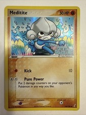 Meditite 56/100 Stamped Reverse Holo 2006 Pokemon Crystal Guardians Card NM on eBay