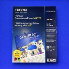 Epson Premium Presentation Paper Matte 8.5x11 S041257 50 Sheets
