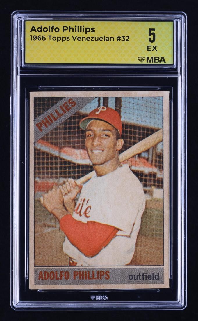 1966 Topps Venezuelan: # 32 Adolfo Phillips MBA 5 EX