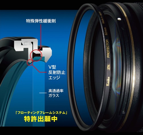KENKO Lens Filter ZX Protector 62mm Water repellent / oil -repellent - Picture 5 of 8