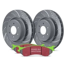 For Acura MDX 14-16 EBC Stage 3 Truck & SUV Dimpled & Slotted Rear Brake Kit