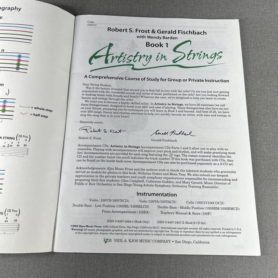 Artistry in Strings Violin Book 1 - Paperback By Robert S Frost 2002 Paperback - Image 3 of 4